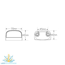 Load image into Gallery viewer, Multivolt Waterproof 12v~24v Trailer Licence Plate Light