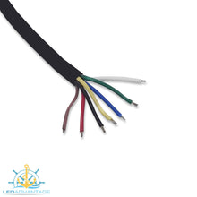 Load image into Gallery viewer, 7-Core 5.5 Amp Marine Grade Tinned Trailer Wire (10m, 20m & 50m Roll)