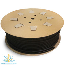 Load image into Gallery viewer, 10mm x 100mtr Black Split Loom Conduit Wire Corrugated Harnessing Tubing (100m Roll)