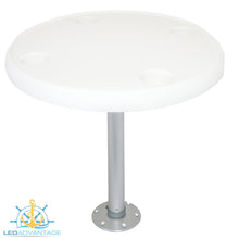 Load image into Gallery viewer, 24" (610mm) Round Table & Fixed Pedestal with Base