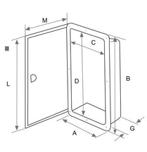Load image into Gallery viewer, White Compact Recessed Storage Box & USB Charger