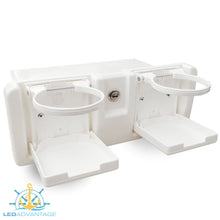 Load image into Gallery viewer, Deluxe White Lockable Glove Storage Box ledadvantage LA-MA-0338 RWB652W