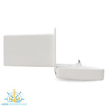 Load image into Gallery viewer, Deluxe White Lockable Glove Storage Box - Folding Drink Holders