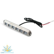 Load image into Gallery viewer, 12v 18 Watt Ultra Compact 316 Stainless Steel Underwater Trailer Boat Transom Submersible LED Light (Available: Blue & Green)