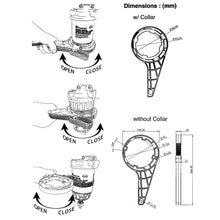 Load image into Gallery viewer, Fuel Filter Wrench With Adjustable Strap (Filter Removal Tool)