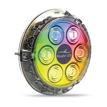 Load image into Gallery viewer, 12V~24v BLUEFIN 50w Piranha P6CC NITRO Color Change LED Underwater Light