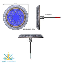Load image into Gallery viewer, 12V~24v BLUEFIN 50w Piranha P6CC NITRO Color Change LED Underwater Light