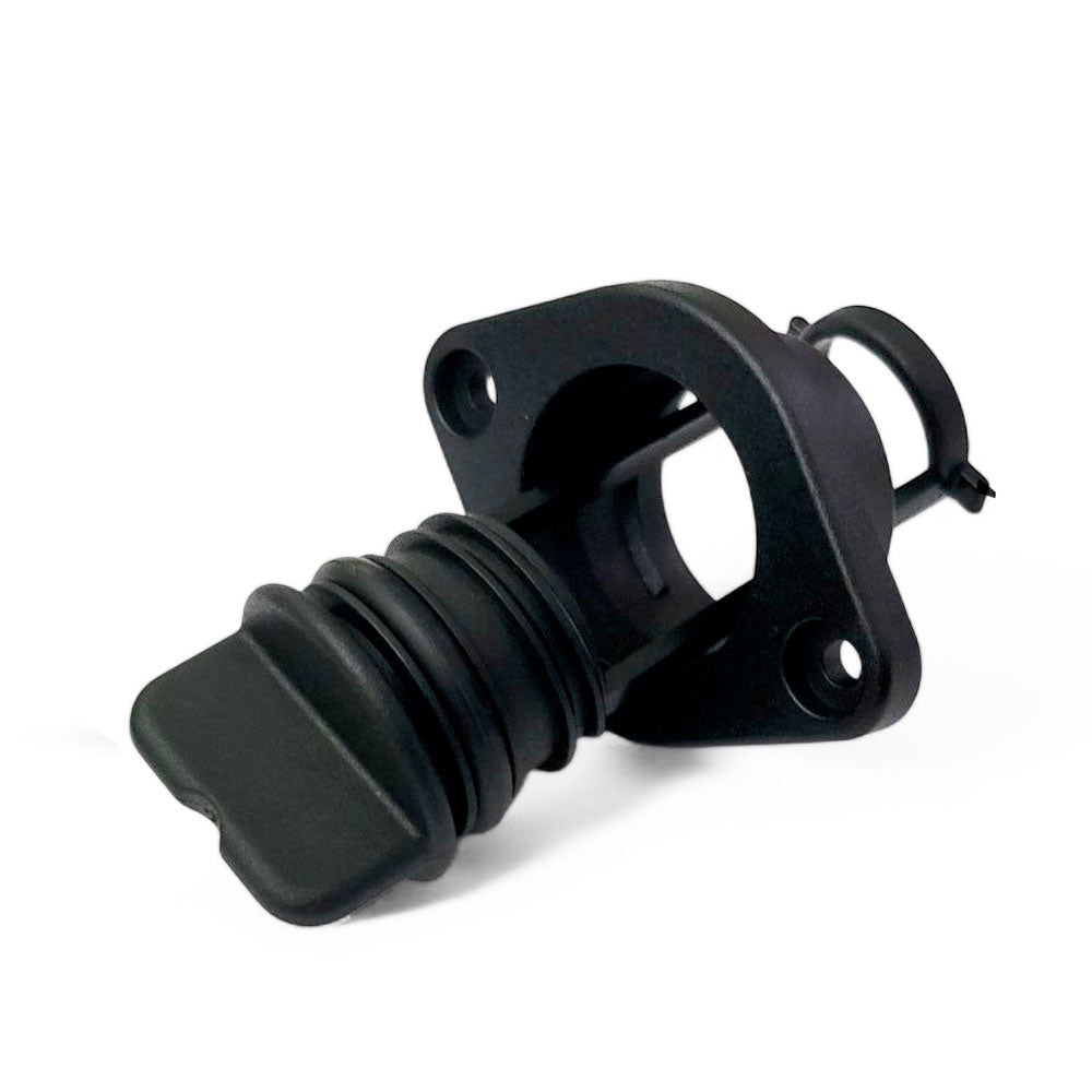 Black 25mm Internal Flow Size Medium Drain Bung Plug