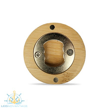 Load image into Gallery viewer, Bamboo Round Bottle Drink Opener
