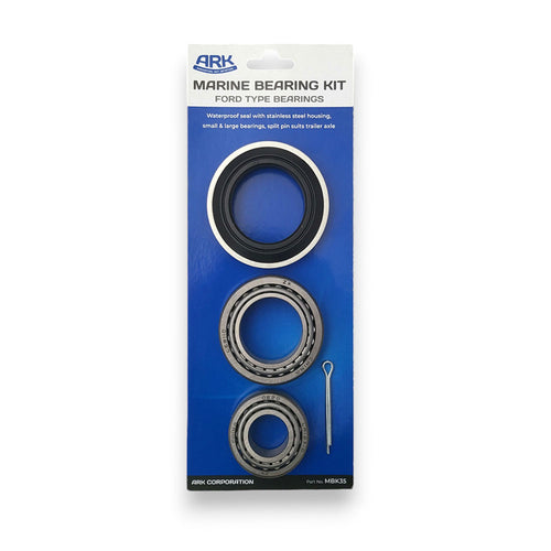 Trailer Bearings Kit & Seal - Suits Ford Type MBK35 (45mm square Axle)