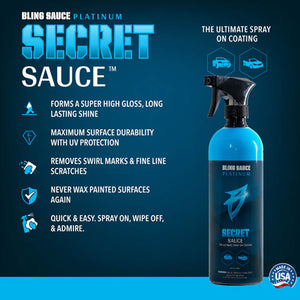 Bling Sauce - Platinum Secret Sauce 709ml Spray (Made in USA)