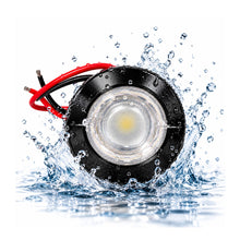 Load image into Gallery viewer, 12v Submersible/Waterproof LED Bait Tank 1.49" Thru-Wall Light Courtesy Light
