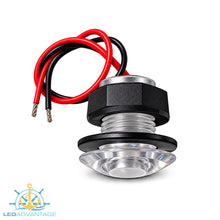 Load image into Gallery viewer, 12v Submersible/Waterproof LED Bait Tank 1.49" Thru-Wall Light Courtesy Light