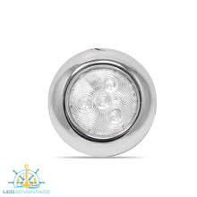 Load image into Gallery viewer, 12v 3&quot; (76mm) Stainless Steel Surface Mount Slim Ceiling LED Light