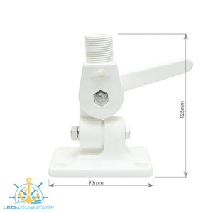 Antenna Base Standard Marine-Grade White ABS Plastic