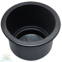 Load image into Gallery viewer, Black Large Twin Size Recessed Drink Holder &amp; Water Exit Drain
