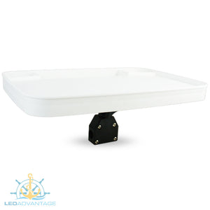 Deluxe Small Bow Rail 515x355mm Marine Boat Bait Board with Tackle Trays & Waste Tray