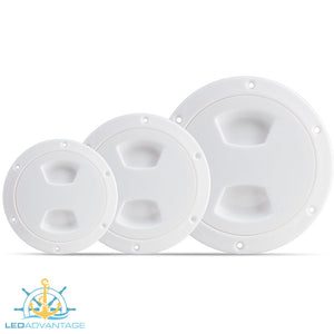 Standard Inspection Ports - White (Available in 4", 5" & 6")