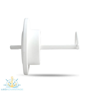 White Large 35mm Internal Hi-Flow Complete Drain Bung Plug Kit
