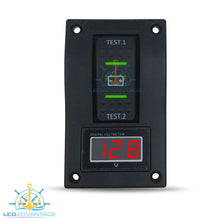 Load image into Gallery viewer, 12v~24v Innovative Stylish Wave Digital Dual Battery Condition Tester