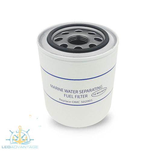 Spin-On Water Separating Fuel Filter (Replaces/Interchangeable with OMC #502905)