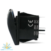 Load image into Gallery viewer, 12v~24v Multiv-Series LED (Carling Style) Illuminated On/Off Rocker Switches (5 Pack)