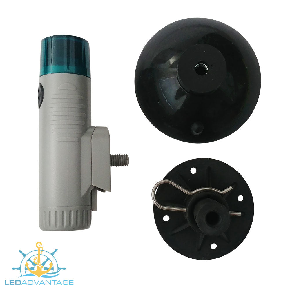 Brand New Navigation Light Portable Bi-Colour LED with Suction & Screw ...