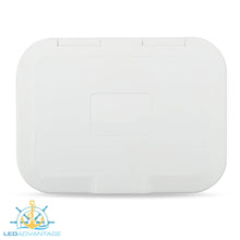 Load image into Gallery viewer, White Compact Recessed Storage Box &amp; USB Charger