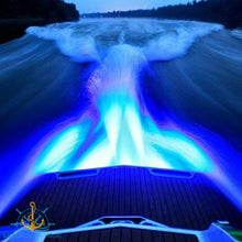 Load image into Gallery viewer, 12v 6 Watt Ultra Compact 316 Stainless Steel Transom Submersible Underwater Boat LED Light (Available: Blue, Green &amp; White)