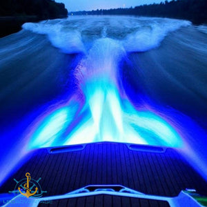 12v 6 Watt Ultra Compact 316 Stainless Steel Transom Submersible Underwater Boat LED Light (Available: Blue, Green & White)