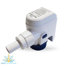 Load image into Gallery viewer, 12v Compact Fully Submersible Automatic Sensor Bilge Pump - 1,100GPH/4,140LPH