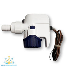 Load image into Gallery viewer, 12v Compact Fully Submersible Automatic Sensor Bilge Pump - 500GPH/1,860LPH