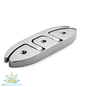Stainless Steel Low Profile Fold Down Anti-Rattle Cleat (155mm - 204mm)