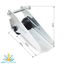 Load image into Gallery viewer, Aluminium Alloy Bow Roller (190mm) - Weld On