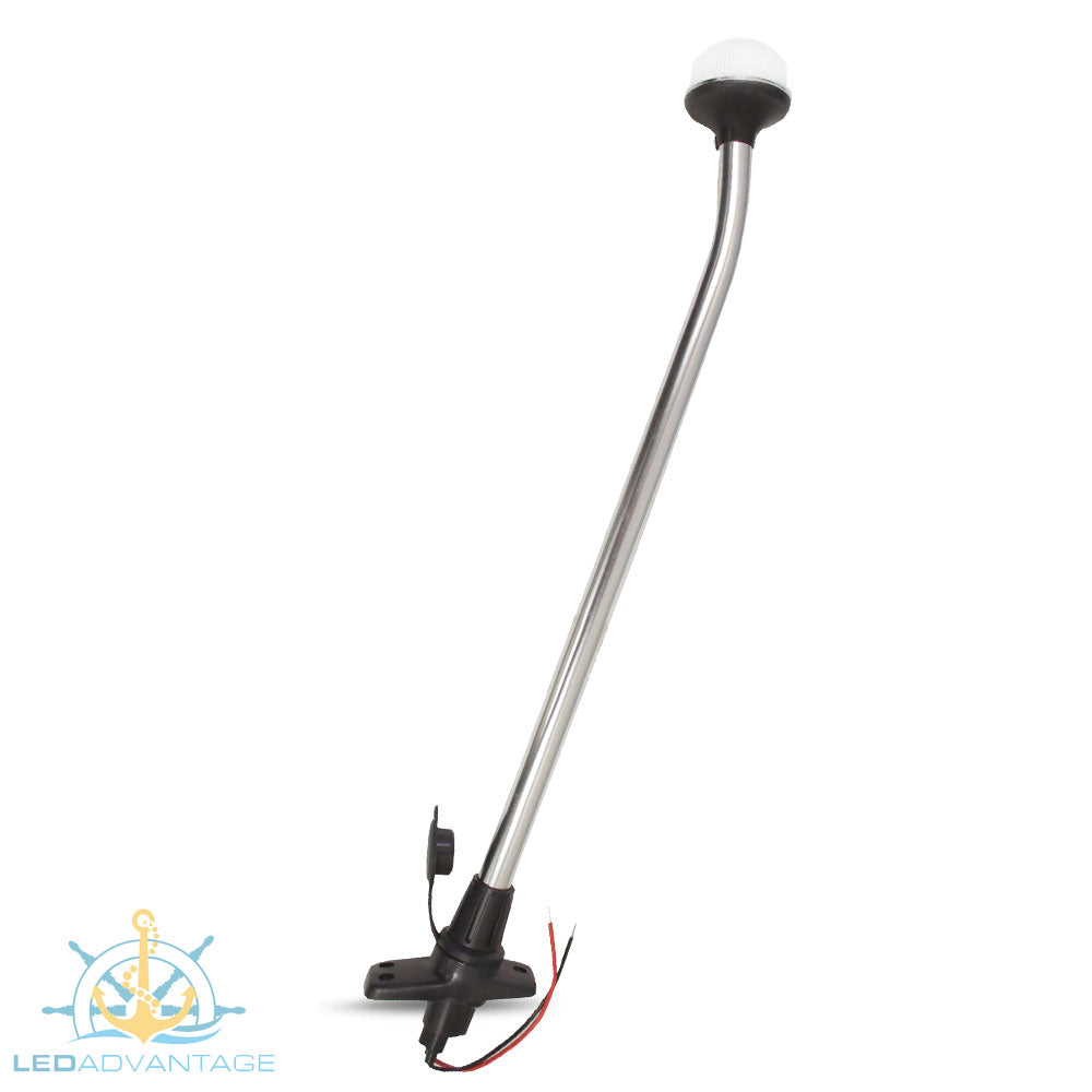 12v 60cm LED Plug-in Anchor Light + Port & Starboard LED Navigation li ...