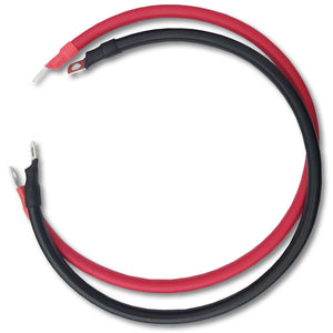 Red & Black 32mm² Tinned Copper DC Battery Joiner Connector Cables - 60cm/100cm