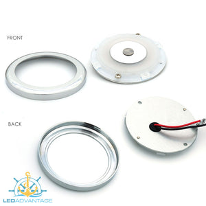 12v/24v 3W Cool White Aluminium Alloy LED Ceiling Light Touch Switch + Dimmer