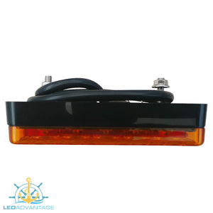 12v 100mm (4") x 100mm (4") Submersible Waterproof Combination Trailer Lights (Twin Pack)