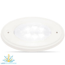 Load image into Gallery viewer, 12v 6-LED Warm White Push On/Off Oval Interior Cabin Light