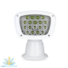 Load image into Gallery viewer, 12v Deluxe 100w 18-LED Marine Remote Controlled Spot Light (4,000 Lumens)