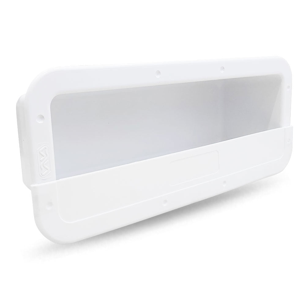 White Recessed Side Pocket (420mm x 170mm)