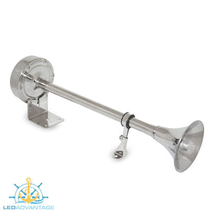 12v 390mm Stainless Steel Single Trumpet Horn