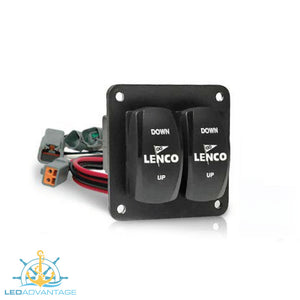 LENCO™ Trim Tab Standard Mount Kits & Double Rocker Switch